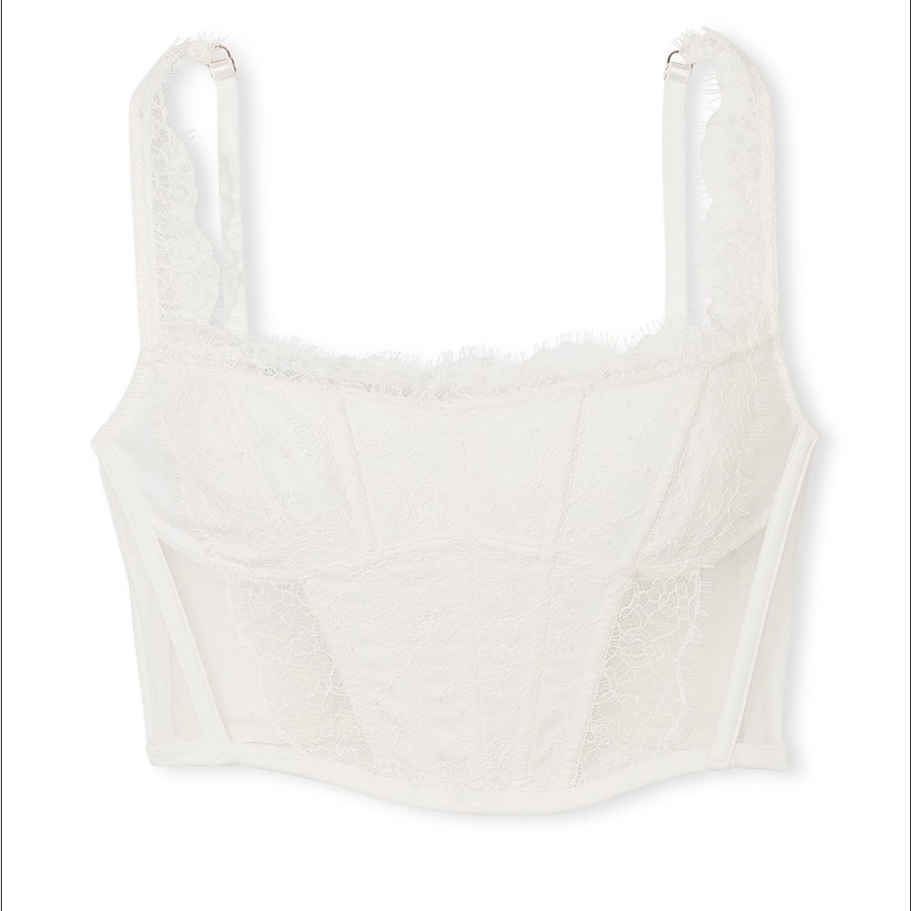 Victoria’s Secret Corset Top | Dream Angels Lace | Small | NWT 32DD 34DD - Picture 3 of 6